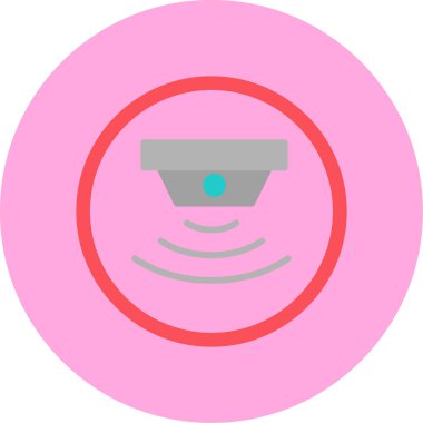 sensör simgesi, vektör illüstrasyonu basit tasarım