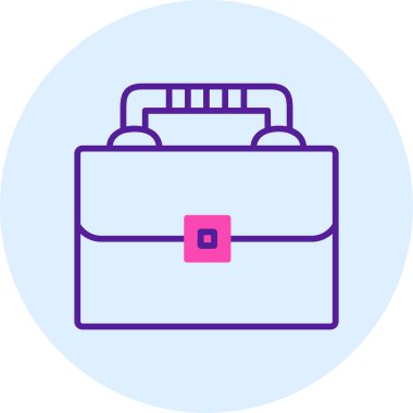 Evrak Çantası'nı web simge vektör çizim