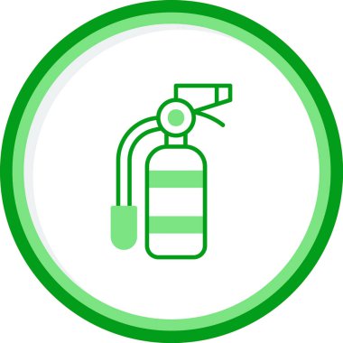 Yangın söndürme ikonu. vektör illüstrasyonu              