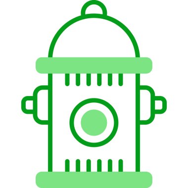 Yangın musluğu simgesinin vektör illüstrasyonu           