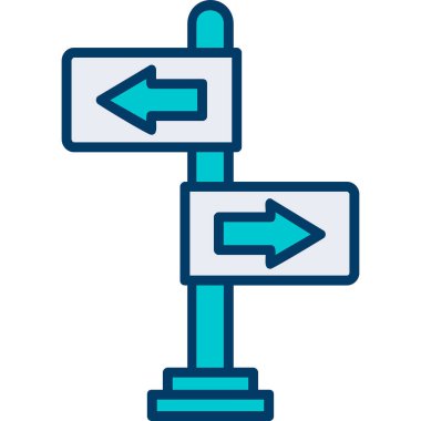 yönler web simgesi basit tasarım 