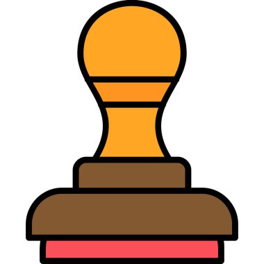 pul simgesi, vektör illüstrasyonu basit tasarım