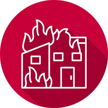 ateş Ağı simgesi basit illüstrasyon 