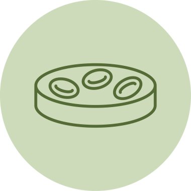 Kırmızı kan hücreleri. Web simgesi basit illüstrasyon