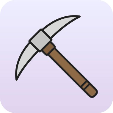 Kazma ağ simgesi, vektör illüstrasyonu                              