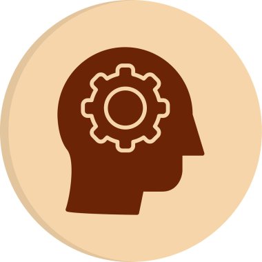 Critical Thinking web icon, vector illustration clipart