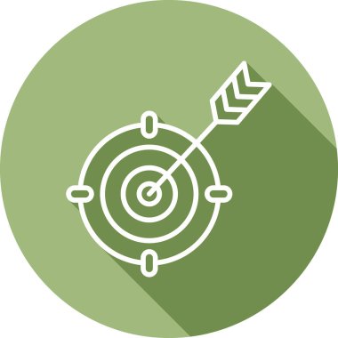 goal icon, vector illustration simple design