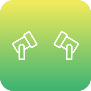 Spotlights modern simgesinin vektör illüstrasyonu                   