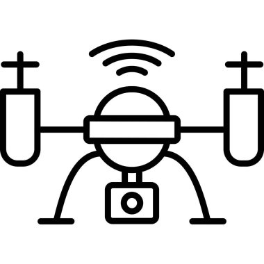İHA. Web simgesi basit illüstrasyon 