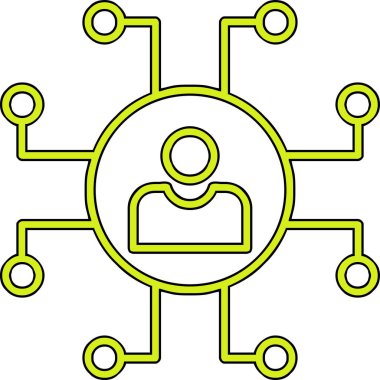 ağ web simgesi, vektör çizim 