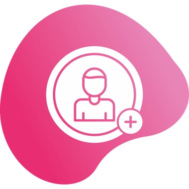 kullanıcı simgesi, vektör illüstrasyonu ekle 