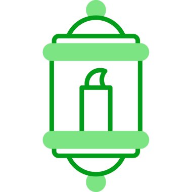 Bir fener ağ simgesinin vektör illüstrasyonu