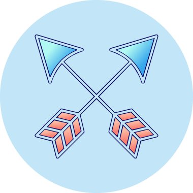 ok simgesinin vektör illüstrasyonu