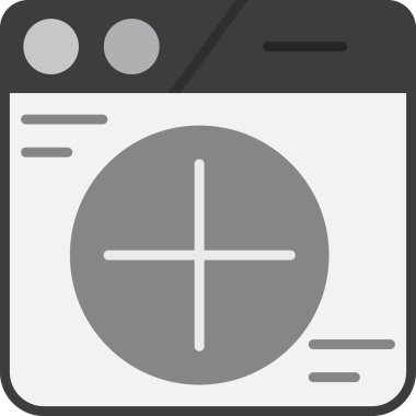 Sekme web simgesi vektör illüstrasyonu