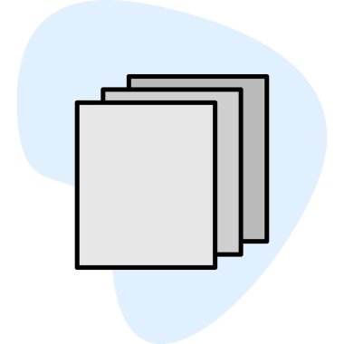 Katmanlar. Web simgesi basit illüstrasyon            