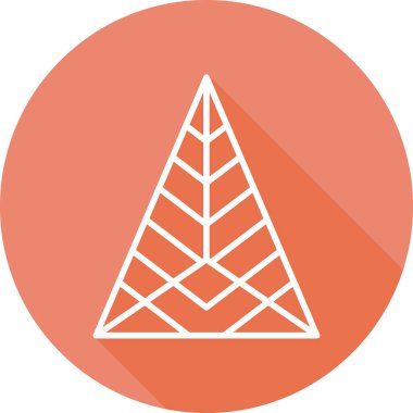 Piramit ağ simgesi vektör illüstrasyonu