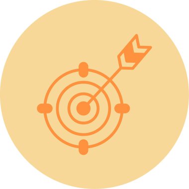 goal icon, vector illustration simple design