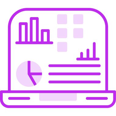 Eğilim biçimi izole edilmiş arka planda mali simge 