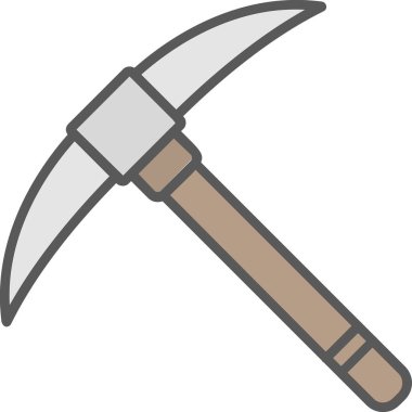 Kazma ağ simgesi, vektör illüstrasyonu                              