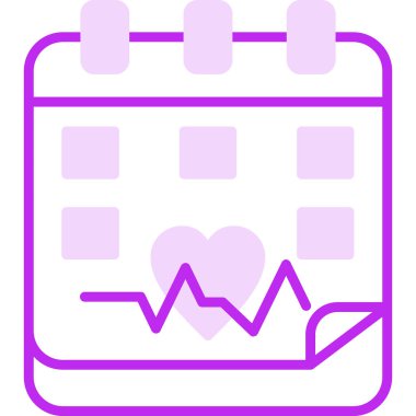 Takvim simgesi, vektör illüstrasyonu basit tasarım