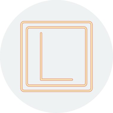 Simge, eğitim düğmesi, vektör illüstrasyonu öğreniliyor 