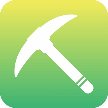 Kazma ağ simgesi, vektör illüstrasyonu                              