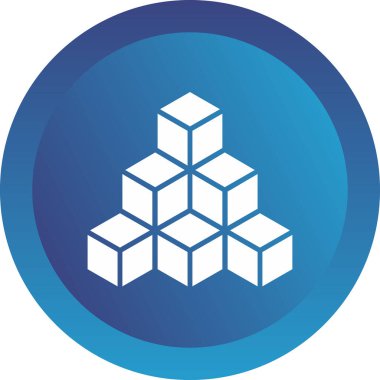 küp web simgesi basit tasarım 