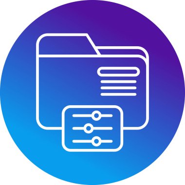 Dizin Denetim simgesi, vektör illüstrasyonu           