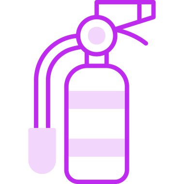 Yangın söndürme ikonu. vektör illüstrasyonu              