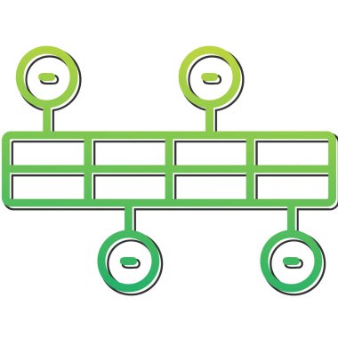 Şema web simgesi vektör illüstrasyonu 
