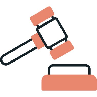 Adalet simgesi vektörünün çekici