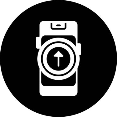 mobil uygulama güncellenmiş simge, vektör illüstrasyonu basit tasarım