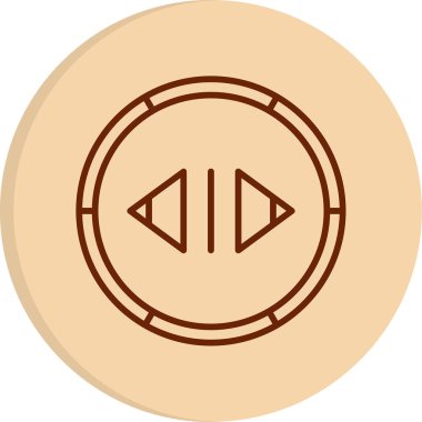 Düğme simgesi ögesinin vektör illüstrasyonu 