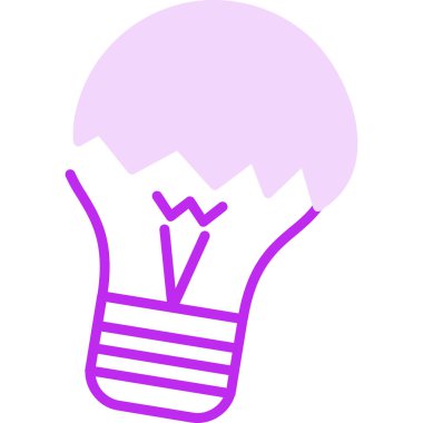 ampul web simgesi basit tasarım