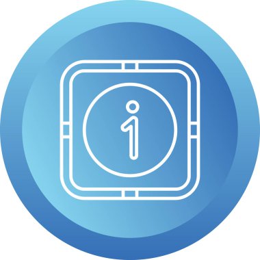 bilgi işareti simgesi. vektör sembolü