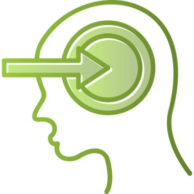 Algı web simgesi basit illüstrasyon 