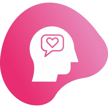 Empati web simgesi vektör çizimi