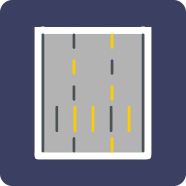 Lane web simgesi vektör illüstrasyonu