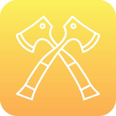 Baltalar. Web simgesi basit illüstrasyon