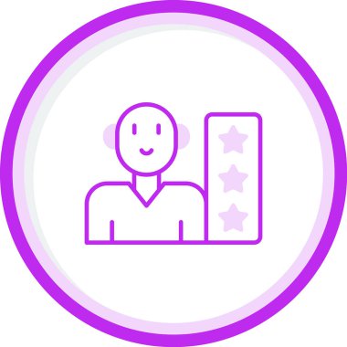 user icon, vector illustration simple design