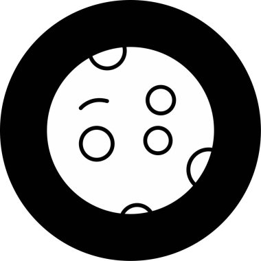 Merkür web simgesi vektör illüstrasyonu