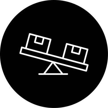 Web simgesi vektör illüstrasyonunu dengele