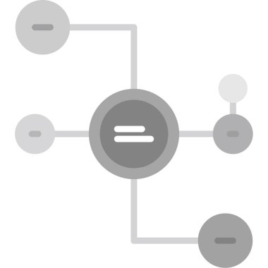 Diyagram web simgesi basit illüstrasyon 