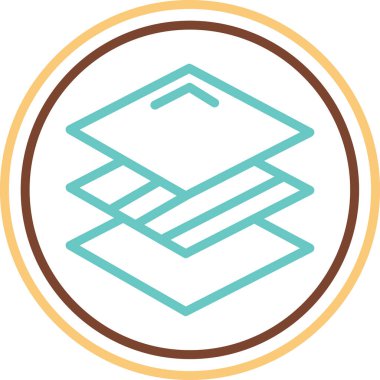 Membrane Web simgesi basit illüstrasyon             