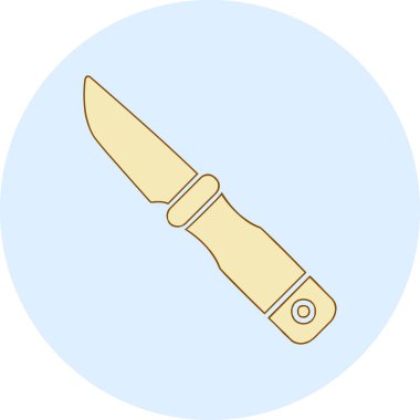 bıçak simgesi vektör illüstrasyonu