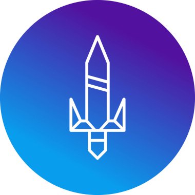 kılıç simgesi, vektör illüstrasyonu basit tasarım