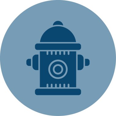 Yangın musluğu simgesinin vektör illüstrasyonu           