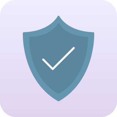 kalkan simgesi web basit illüstrasyon