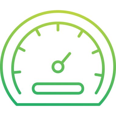 Hız göstergesinin vektör illüstrasyonu 