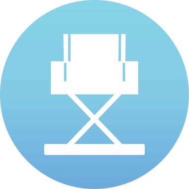 Yönetici Koltuğu simgesinin vektör illüstrasyonu           